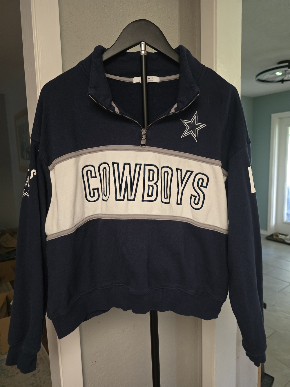 Dallas Cowboys Quarter Zip Sweatshirt